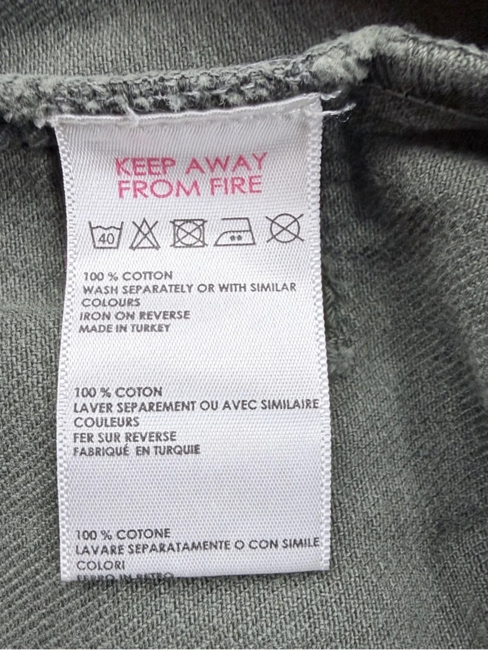 Urban Outfitters Olive Cropped Button-Front Jean Jacket